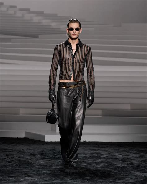 versace black and white ball|versace for men fw24.